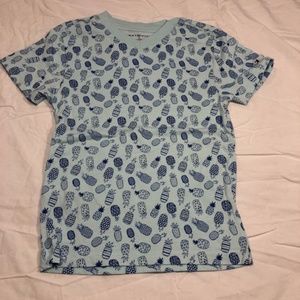 Tommy Hilfiger Blue Pineapple T-shirt - Size 5